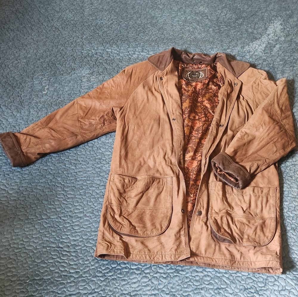 Vintage leather coat